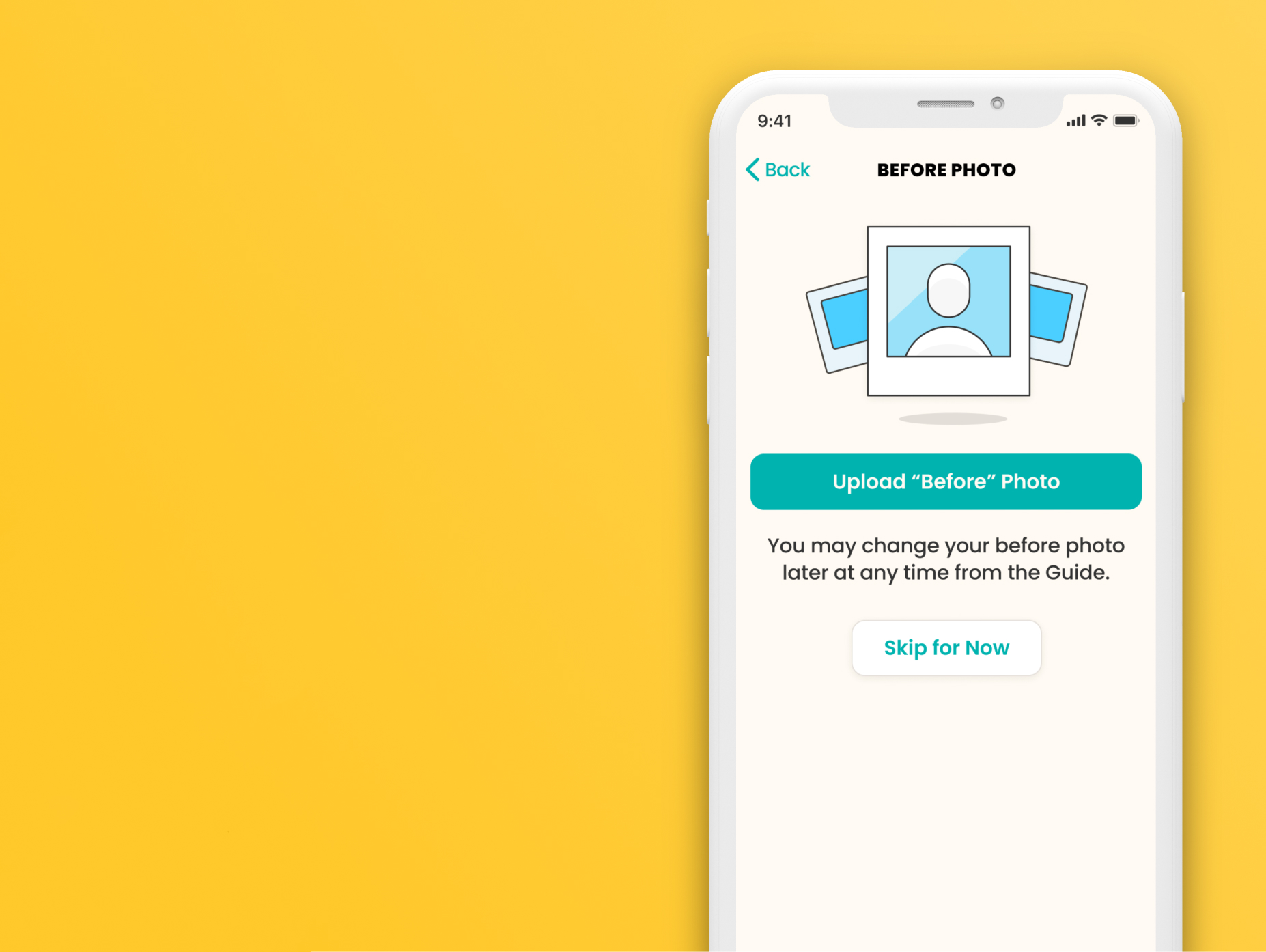 How to Set a "Before" Photo