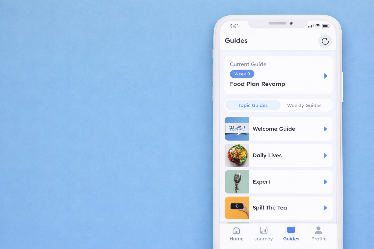 How to search the Guides
