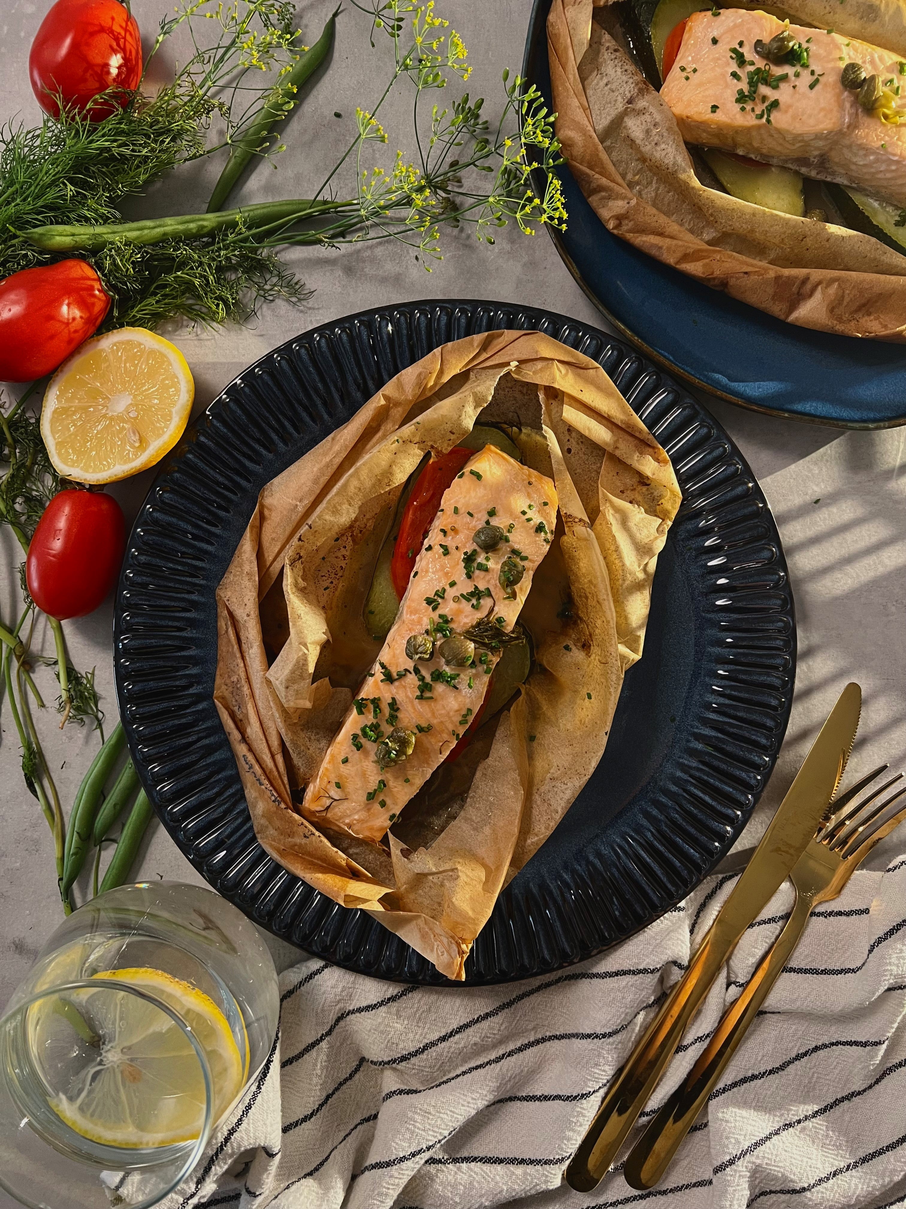 PARCHMENT BAKED SALMON