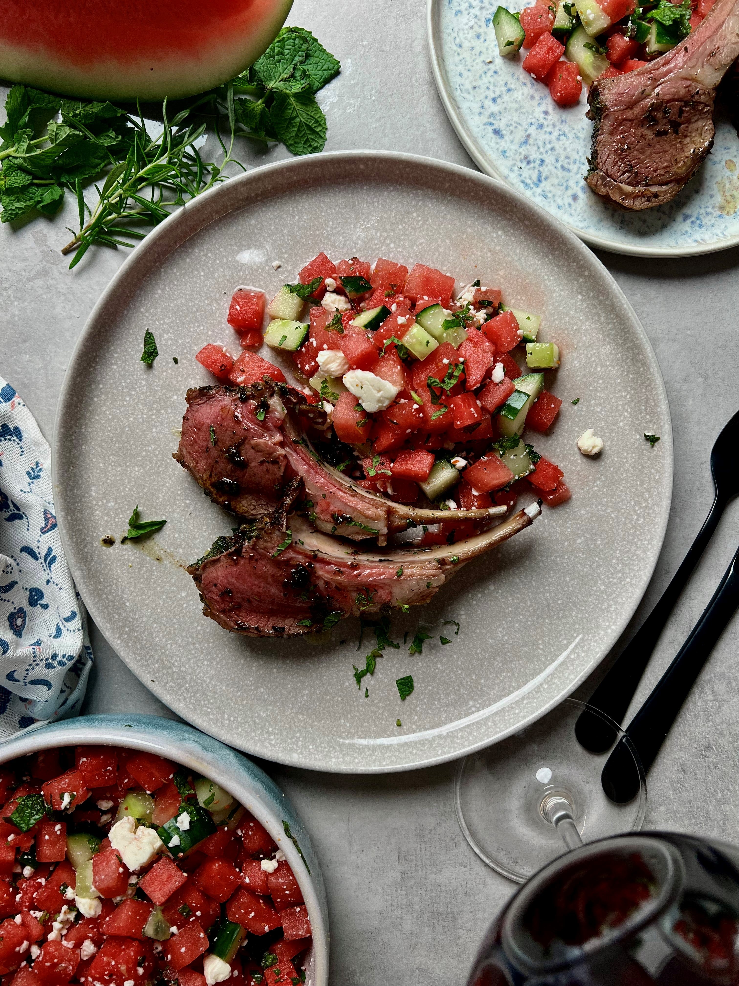 HERB-CRUSTED LAMB CHOPS