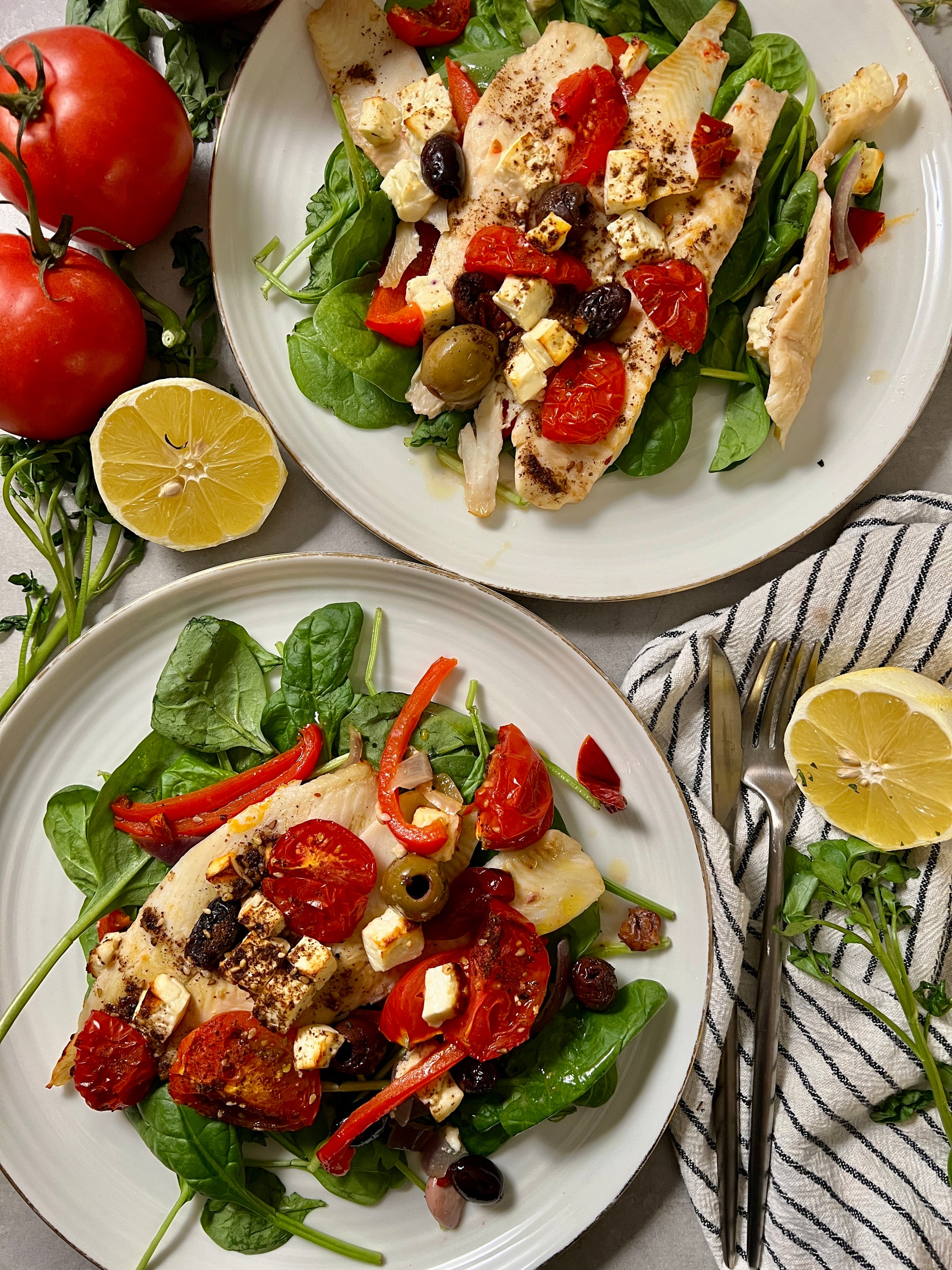 MEDITERRANEAN BAKED FISH