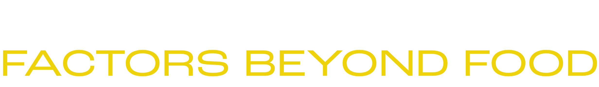Text "Part 3" in white and Text 'FACTORS BEYOND FOOD' in yellow