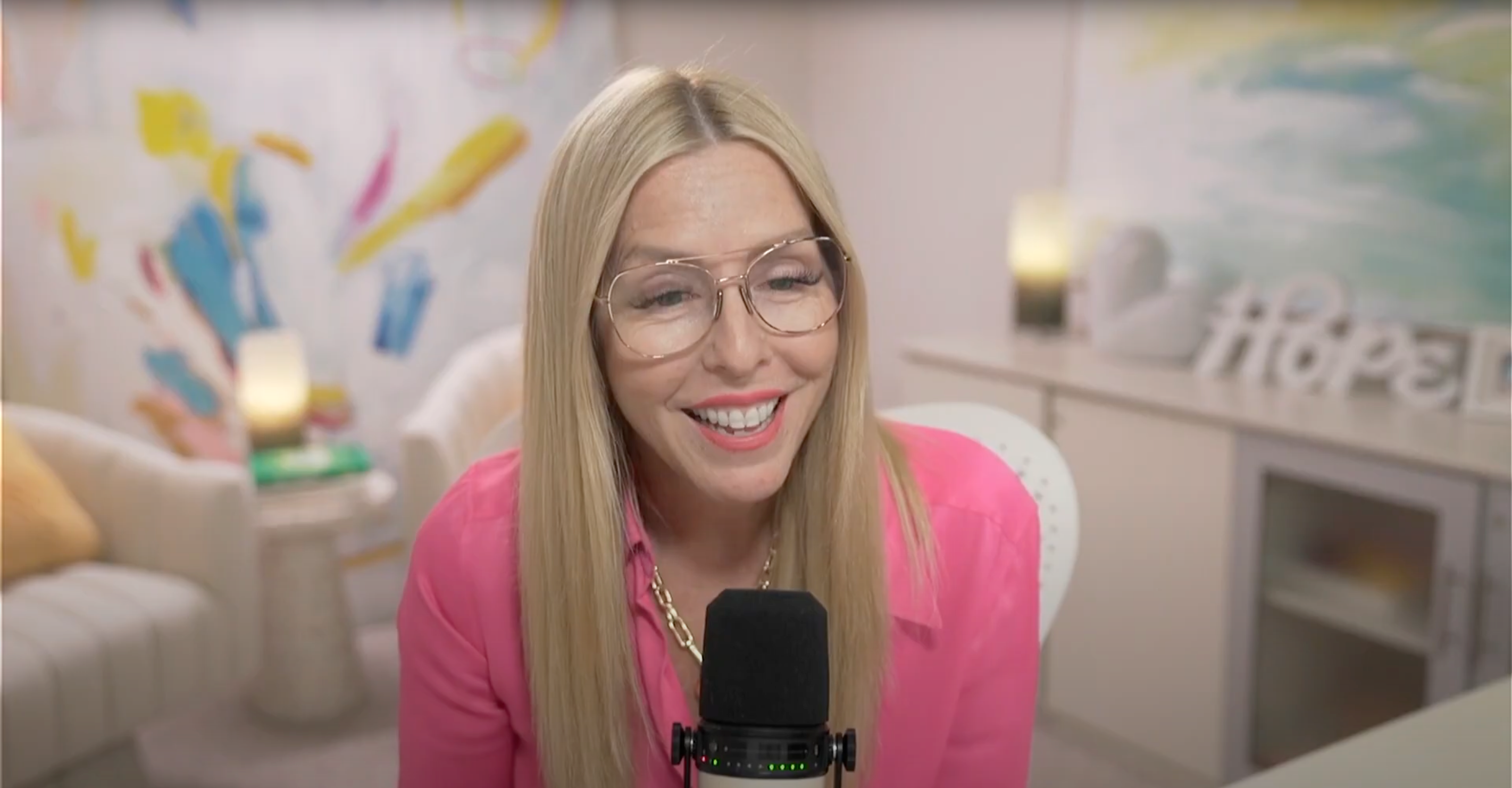 Gina talks food plan and resources from her home studio