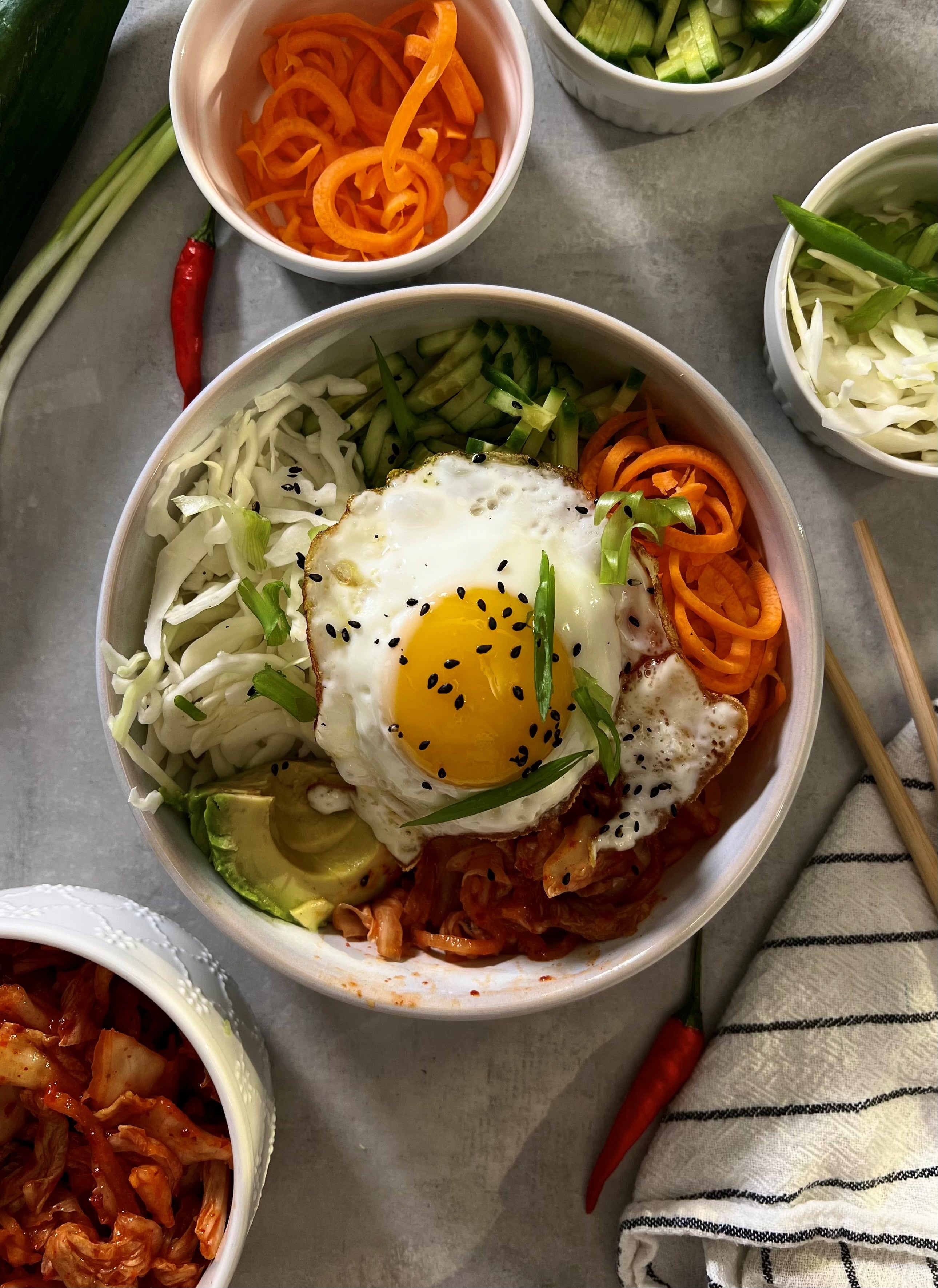 BIBIMBAP INSPIRED BOWL
