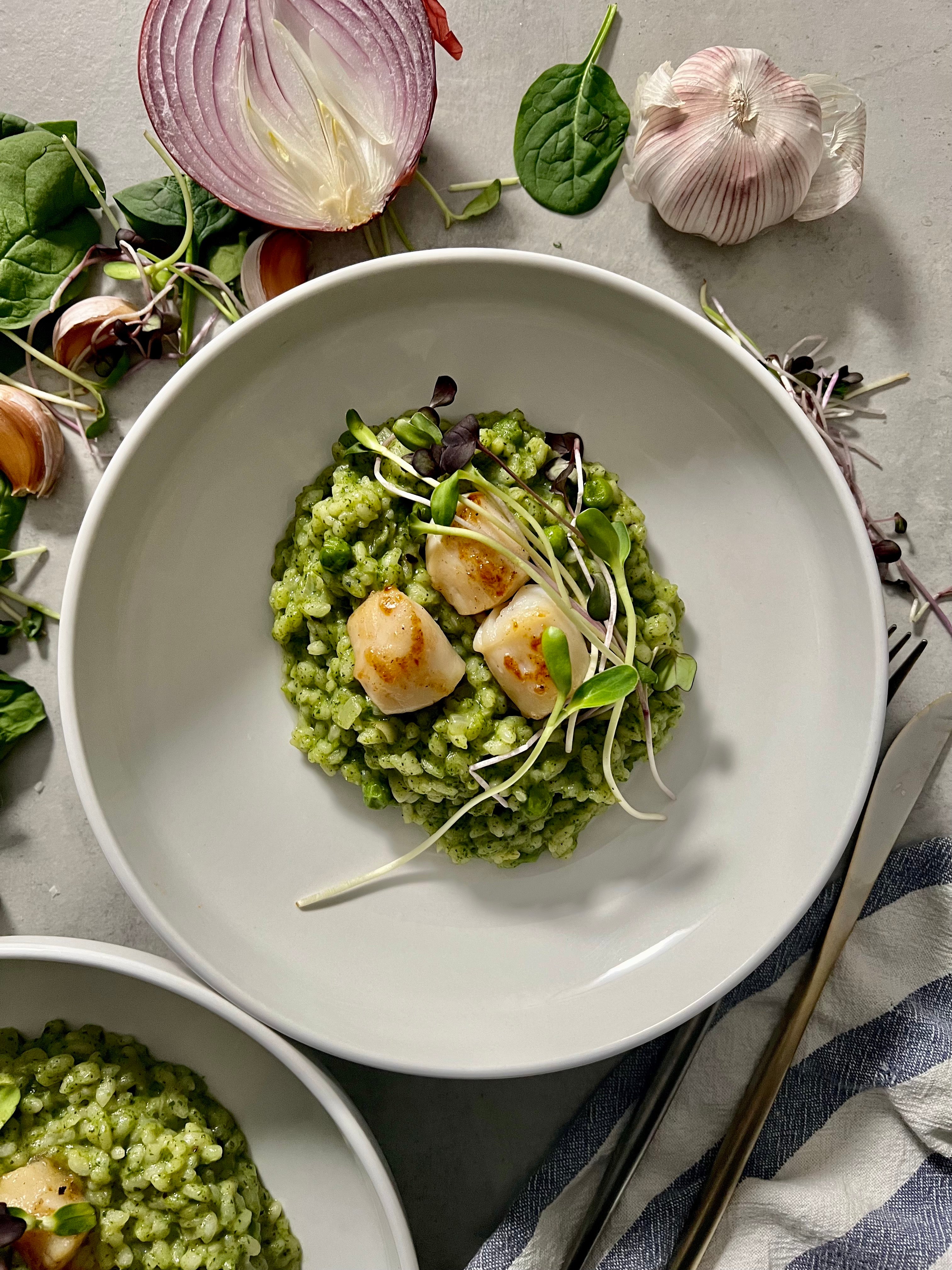 SWEET PEA RISOTTO
