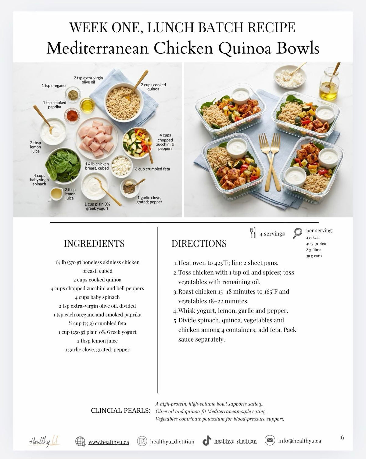 Livy Method x Healthy U 12-Week Food Plan Recipe Guide - PDF Download